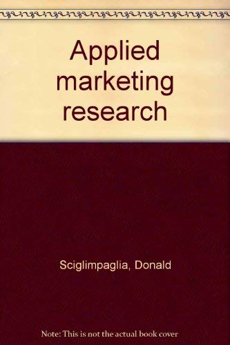 9780030576348: Applied marketing research