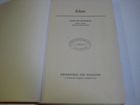 Imagen de archivo de Islam a la venta por ThriftBooks-Atlanta