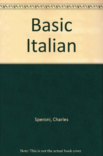 Beispielbild fr Basic Italian zum Verkauf von Wonder Book