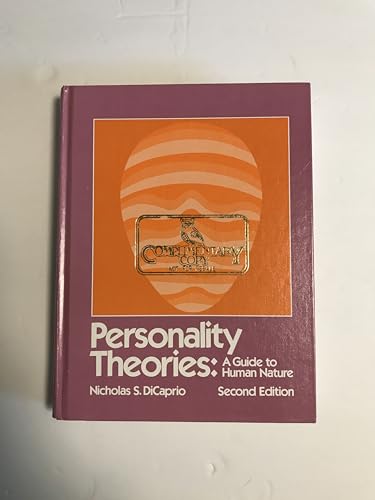 Stock image for Personality Theories : Guides to Human Nature for sale by Better World Books