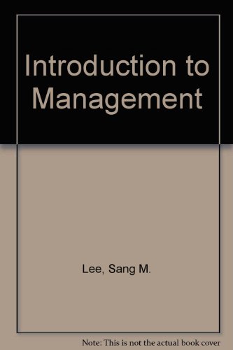 9780030591839: Introduction to Management