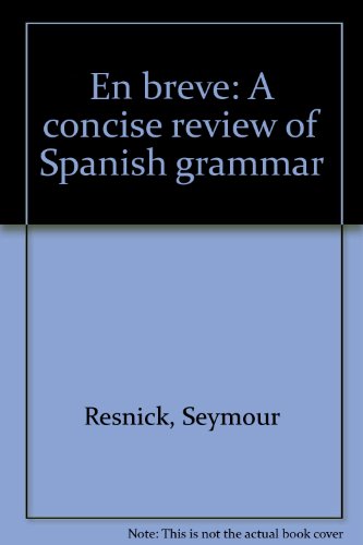 Imagen de archivo de En Breve: A Concise Review of Spanish Grammar a la venta por Wonder Book
