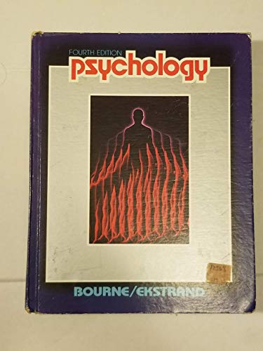 Psychology: Its Principles and Meanings (9780030596889) by Bourne, Lyle Eugene
