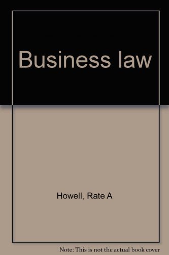 Stock image for Business Law for sale by Top Notch Books