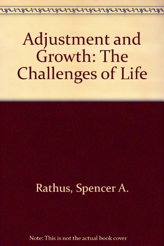Imagen de archivo de Adjustment and Growth: The Challenges of Life a la venta por BookHolders