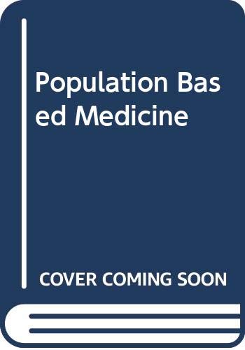 Stock image for Population-Based Medicine. for sale by Doss-Haus Books