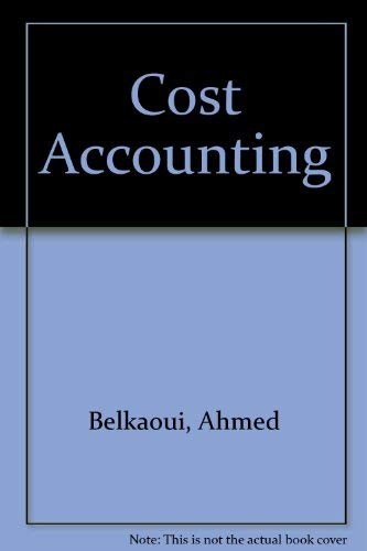 Stock image for Cost Accounting: A Multidimensional Emphasis for sale by Top Notch Books