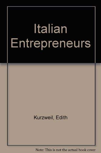 Stock image for Italian Entrepreneurs - rearguard of progress for sale by Zubal-Books, Since 1961