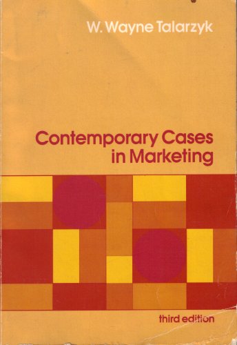 Beispielbild fr Contemporary Cases in Marketing (Dryden Press Series in Marketing) zum Verkauf von Wonder Book