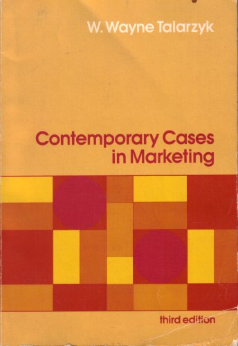9780030626135: Contemporary Cases in Marketing