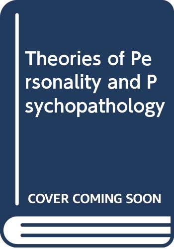 Imagen de archivo de Theories of Personality and Psychopathology a la venta por ThriftBooks-Dallas