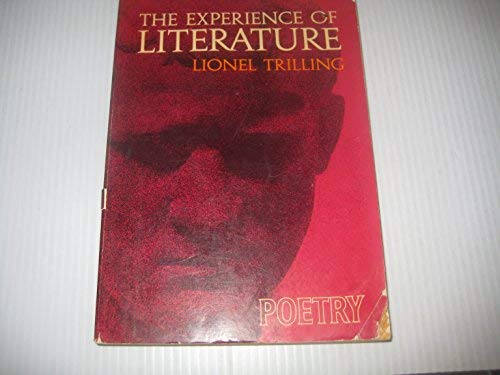 9780030627750: The Experience of Literature.