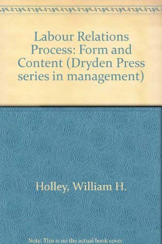 Stock image for The Labor Relations Process (Country Inns of America) for sale by HPB-Red