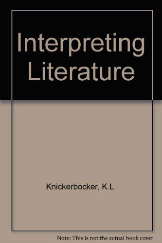 Imagen de archivo de Interpreting Literature a la venta por SecondSale