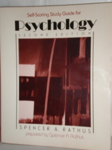 Beispielbild fr Self-Scoring Study Guide for Psychology zum Verkauf von Wonder Book