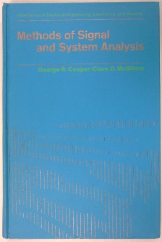 Imagen de archivo de Methods of Signal and System Analysis a la venta por Better World Books