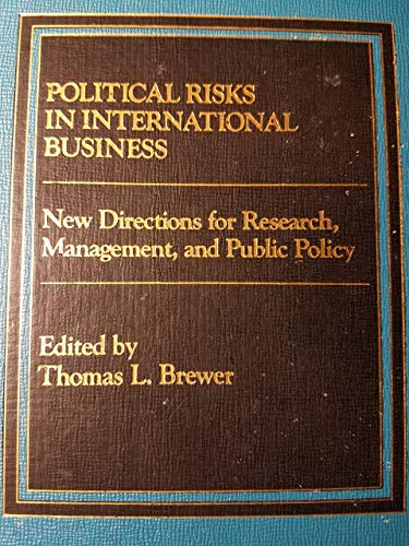 9780030637582: Political Risks in International Business