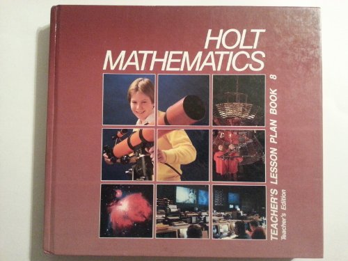 9780030642241: Holt Mathematics - Grade 8 (Teacher's Lesson Plan Book)