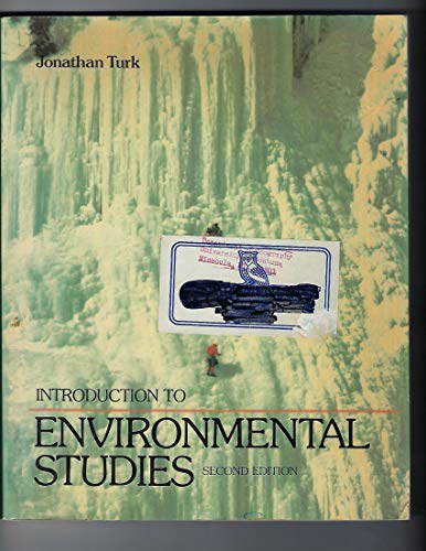 Imagen de archivo de Introduction to environmental studies (Saunders golden sunburst series) a la venta por HPB-Red