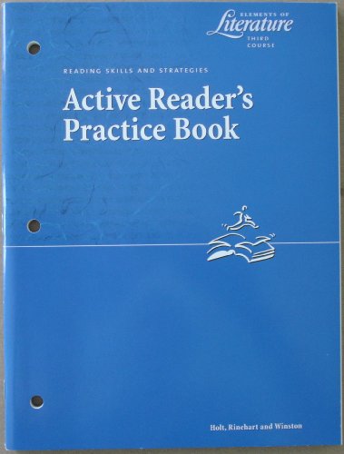 Imagen de archivo de Active Reader's Practice Book (Elements of Literature, 3rd course) a la venta por Allied Book Company Inc.