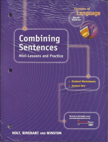 9780030645563: Elements of Language Sixth Course (TEACHERS RESOURCES PACKAGE)