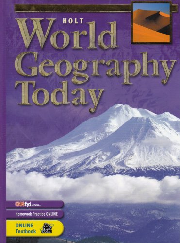 Stock image for Holt World Geography Today for sale by Allied Book Company Inc.