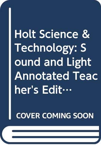9780030648083: holt-science-and-technology-2002--sound-and-light