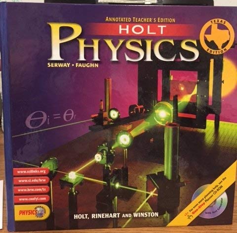 Stock image for Holt Physics, Texas Annotated Teacher's Edition for sale by Orion Tech