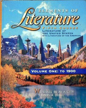 Imagen de archivo de Holt Elements of Literature: Student Edition Volume 1 Grade 11 2000 a la venta por ThriftBooks-Atlanta