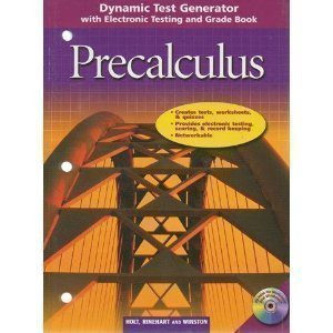 9780030649721: Precalculus: Dynamic Test Generator