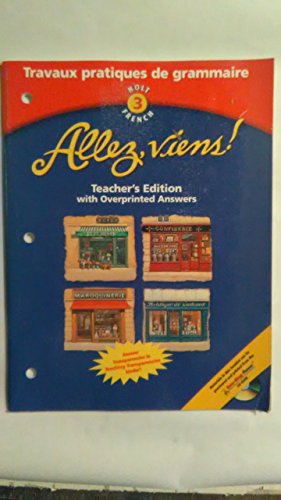 Allez, viens!: Travaux Grammar Level 3 (9780030650079) by Holt, Rinehart And Winston, Inc.
