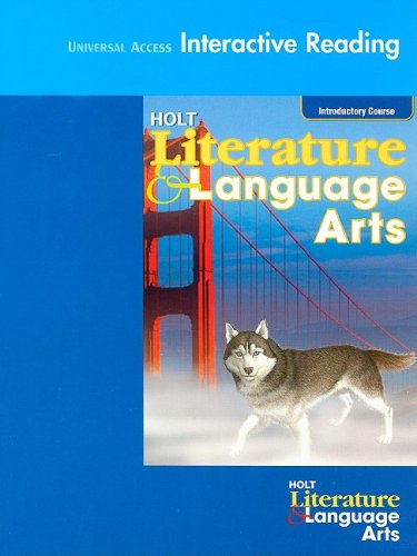 Stock image for Holt Literature and Language Arts : Unlimited Access Introduction to Reading - California Edition for sale by Better World Books