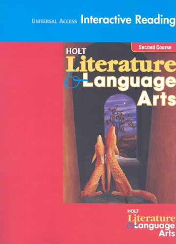 Imagen de archivo de Universal Access Interactive Reading - Second Course - Holt Literature & Language Arts a la venta por Decluttr