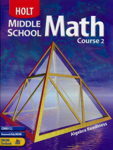 Imagen de archivo de Holt Middle School Math Course 2, Grade 7 Student Textbook a la venta por SecondSale