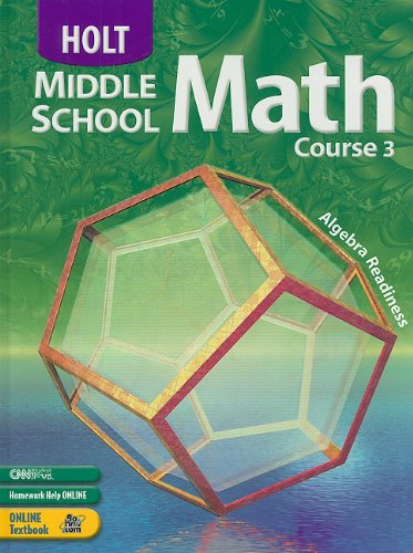 Beispielbild fr Holt Middle School Math, Course 3 zum Verkauf von ThriftBooks-Atlanta
