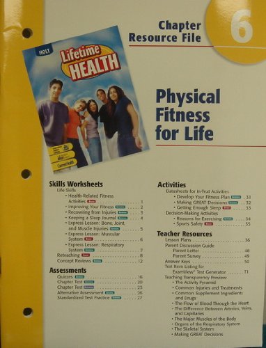 9780030652011: CH 6 PHYS FITNESS/LIFE LFTM HE