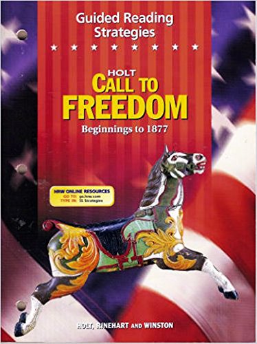 Stock image for Call to Freedom: Guided Reading Strategies Grade 7 for sale by HPB-Red