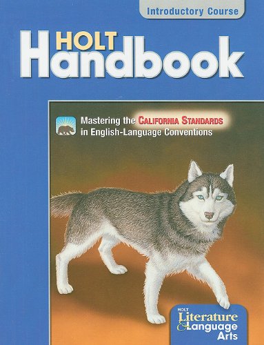 Stock image for Holt Handbook: Grammar-usage-mechanics-sentences, Introductory Course for sale by HPB-Ruby