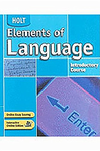 Stock image for Holt Handbook Language and Sentence Skills Practice: Introductory Course for sale by SecondSale
