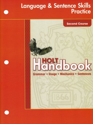 Stock image for Elements of Language: Language and Sentence Skills Practice Second Course for sale by ThriftBooks-Atlanta