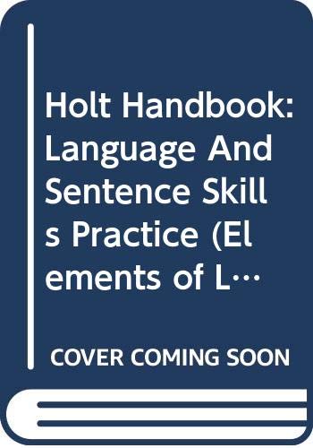 Immagine dell'editore per Elements of Language: Language and Sentence Skills Practice Fourth Course venduto da ThriftBooks-Atlanta