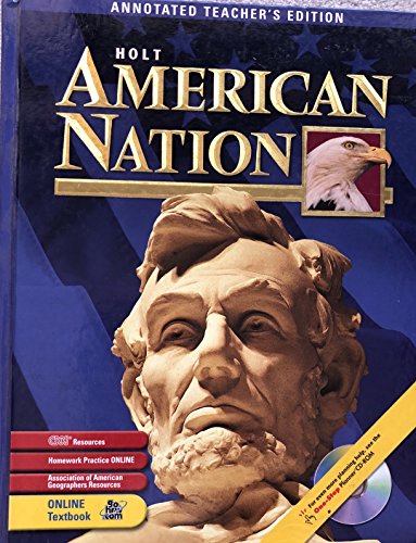 9780030653186: Title: Holt American Nation Annotated Teachers Edition