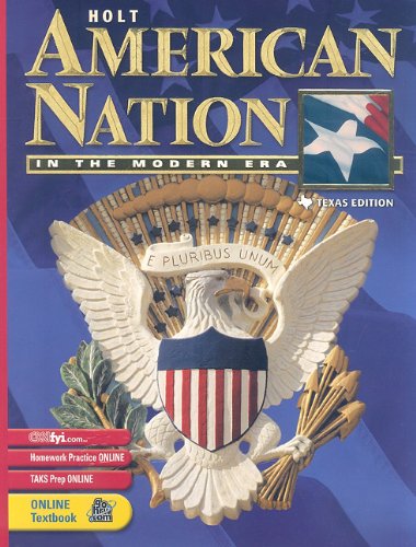 9780030653438: Holt American Nation: Student Edition Grades 9-12 in the Modern Era 2003: Texas Edition
