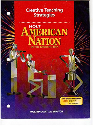 Beispielbild fr Creative Teaching Strategies for Holt "American Nation in the Modern Era zum Verkauf von Booksavers of MD