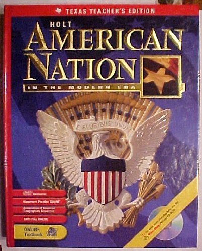 Stock image for Holt American Nation In The Modern Era ; 9780030654060 ; 0030654068 for sale by APlus Textbooks