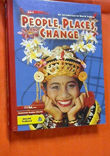 Imagen de archivo de Holt People, Places and Change : World Studies a la venta por Better World Books