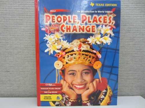 Imagen de archivo de Holt People, Places, and Change: An Introduction to World Studies Texas: Student Edition Grades 6-8 2003 a la venta por ThriftBooks-Atlanta