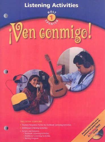 9780030655418: Ven Conmigo cuaderno de actividades: Level 1 (Spanish Edition)
