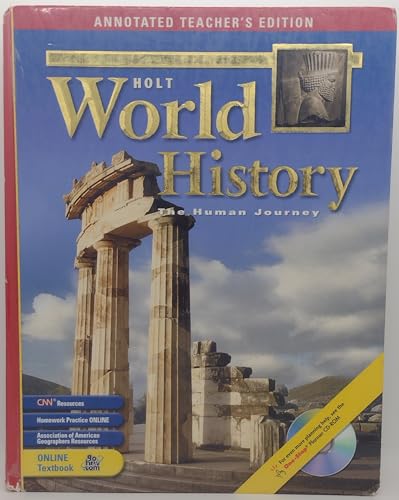 Stock image for Holt World History-The Human Journey: Annotated Teacher's Edition (2003 Copyright) for sale by ~Bookworksonline~