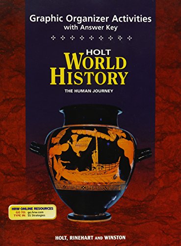 Imagen de archivo de World History, Grades 9-12 Human Journey Graphic Organizer Activities With Answer Key: Holt World History Human Journey a la venta por Half Price Books Inc.